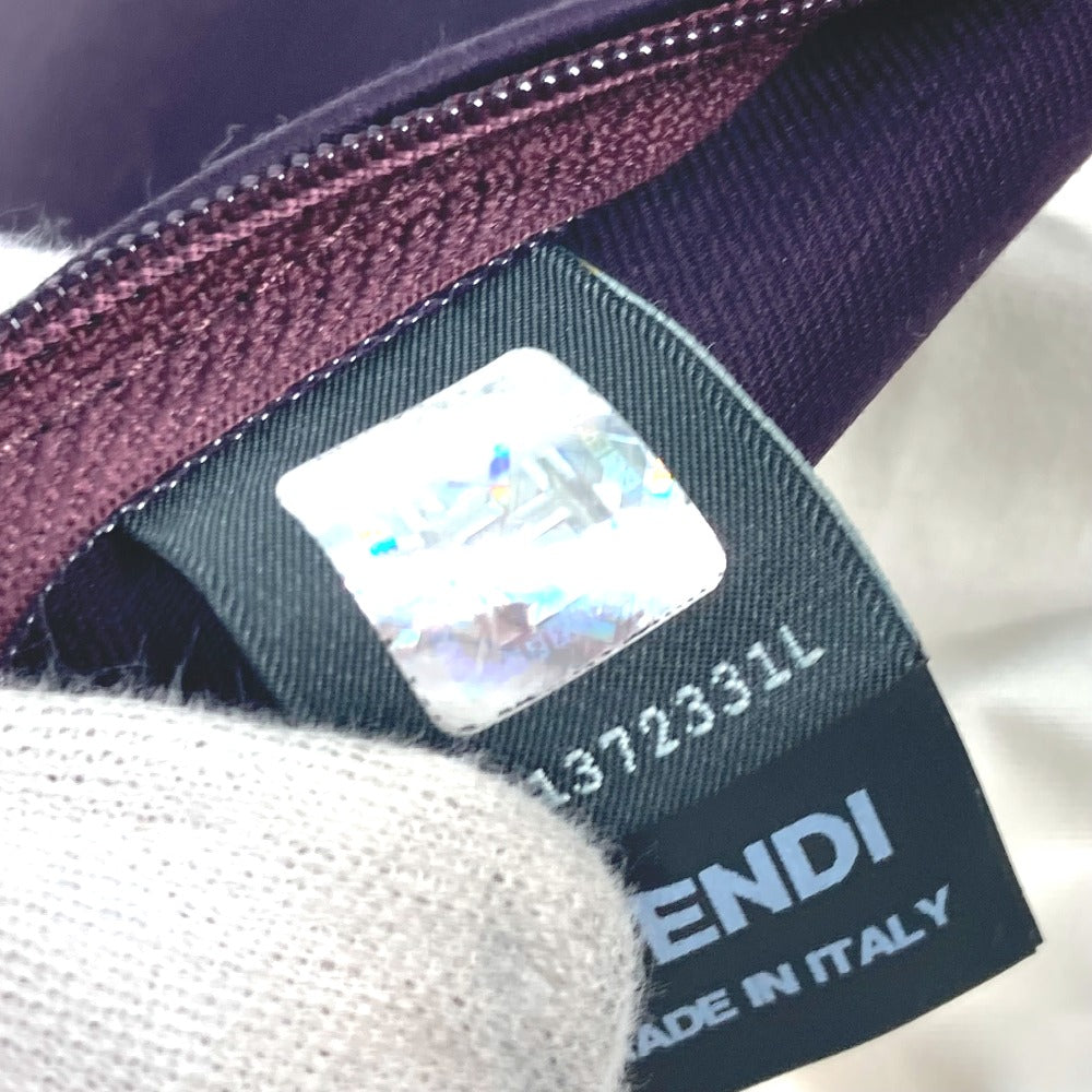 FENDI ロゴ ラインストーン ピロー 枕 インテリア クッション コットン レディース