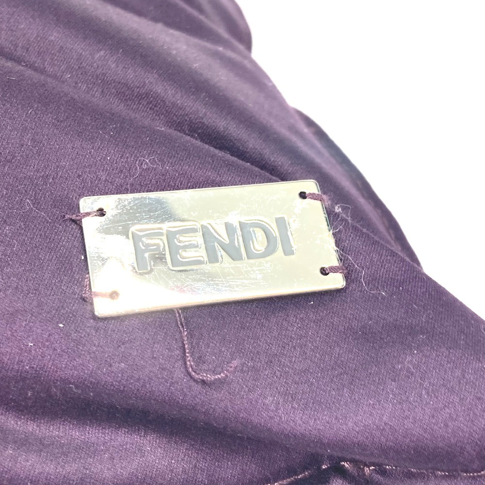 FENDI ロゴ ラインストーン ピロー 枕 インテリア クッション コットン レディース - brandshop-reference