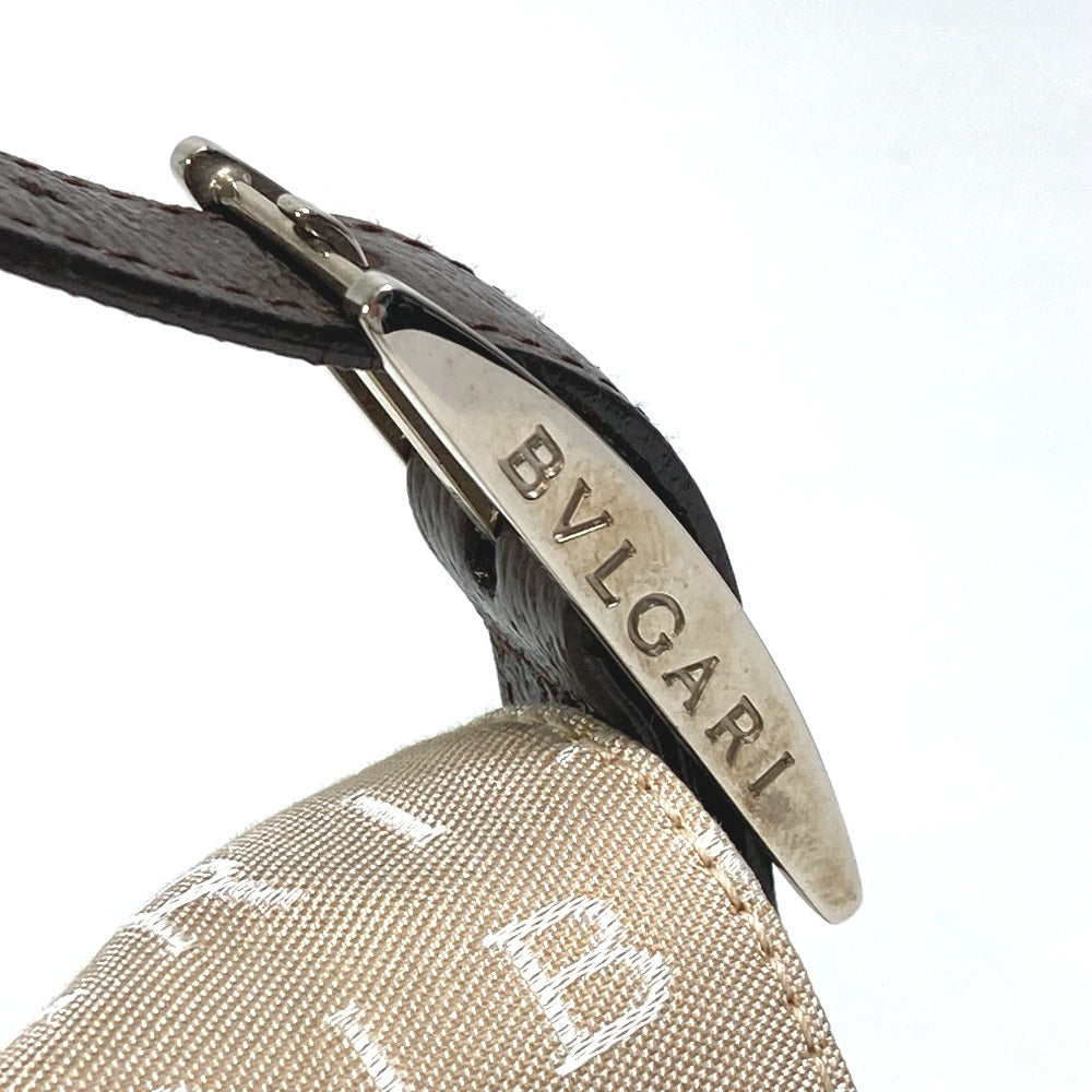 BVLGARI アクセサリーポーチ ロゴマニア カバン 肩掛け ショルダーバッグ キャンバス レディース - brandshop-reference