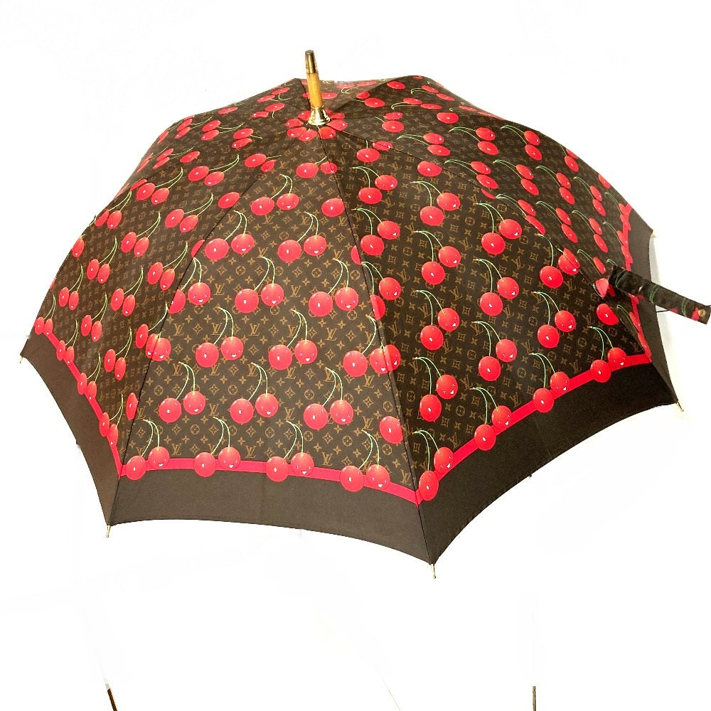 Louis Vuitton M70125 Monogram Cherry Murakami Barabriui Parasol Umbrella  paraguas Poliéster Damas
