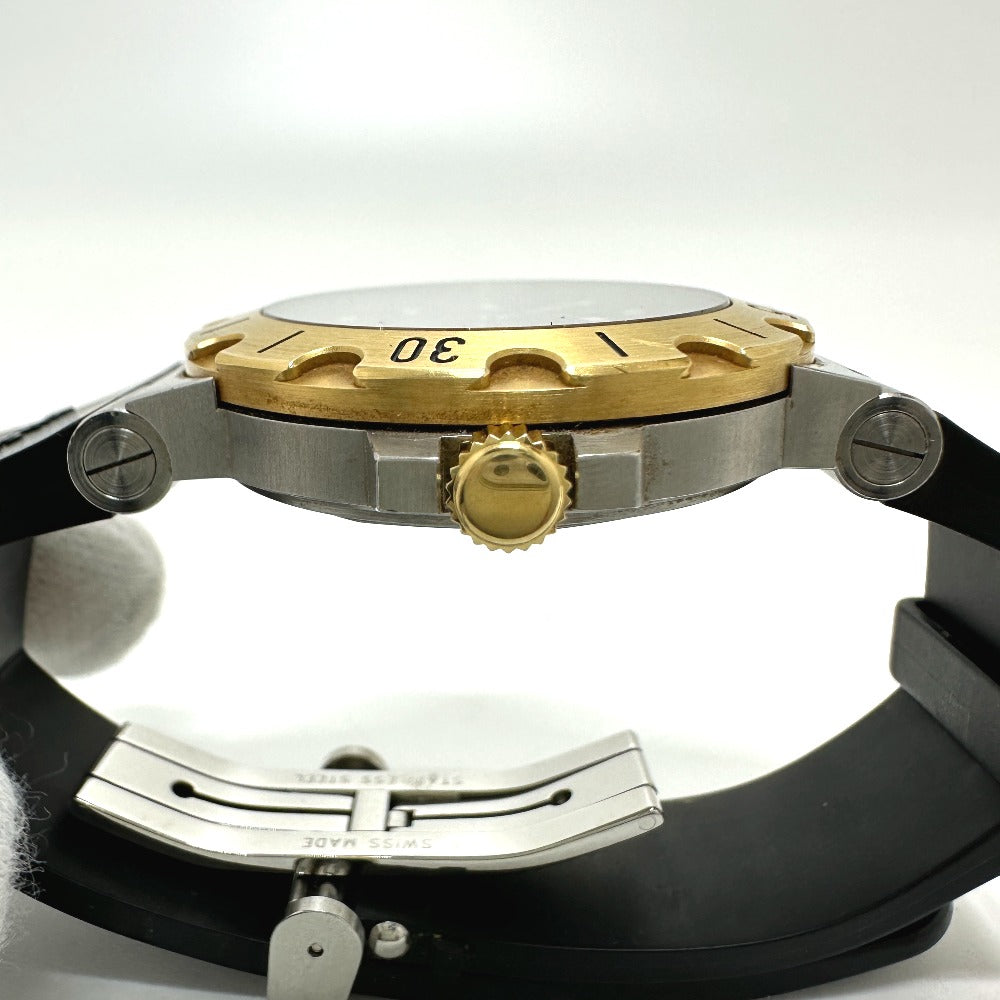 BVLGARI SD38SG ディアゴノ スクーバー 自動巻き デイト 腕時計 SS/18K メンズ | brandshop-reference