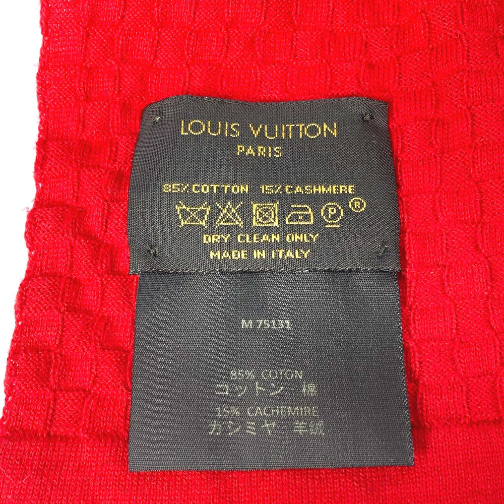 LOUIS VUITTON M75131 エシャルプ マイクロ ダミエ マフラー コットン レディース - brandshop-reference