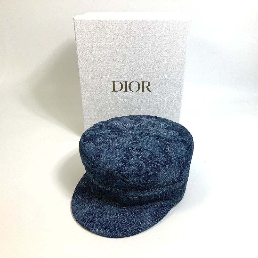 Dior 12DFW920X134 dior FLOWERS ディオールフラワー 帽子 キャスケット デニム レディース - brandshop-reference
