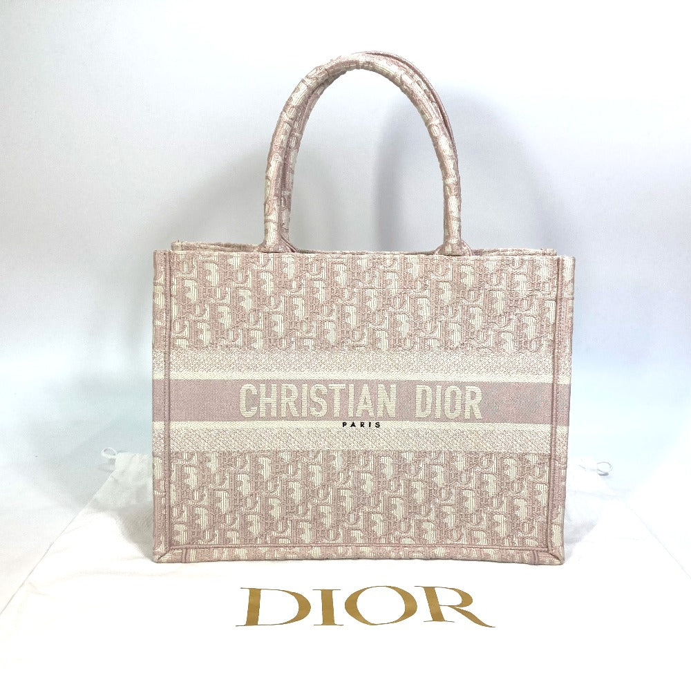 Dior オブリーク ブックトート ミディアム ロゴ カバン ショルダーバッグ 肩掛け トートバッグ キャンバス レディース - brandshop-reference