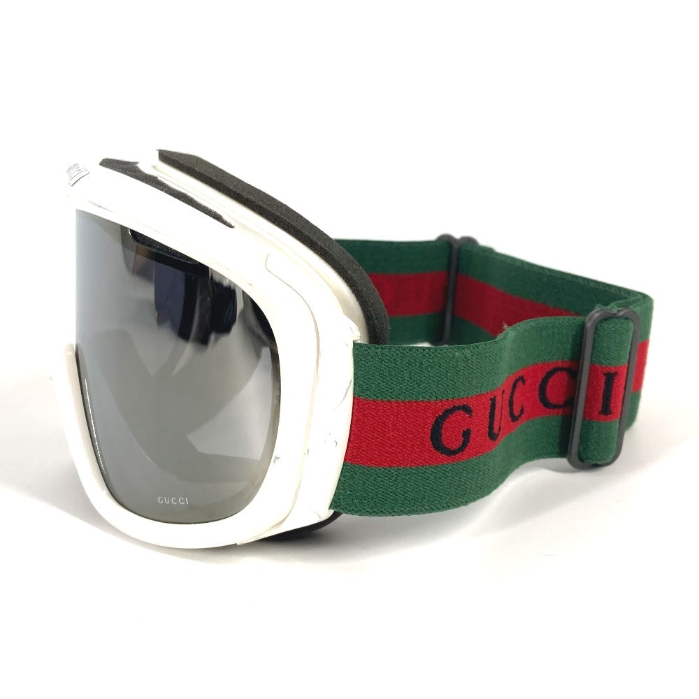 GUCCI ヴィンテージ シェリーライン スノーゴーグル アイウェア 眼鏡 スノーボード サングラス プラスチック メンズ - brandshop-reference