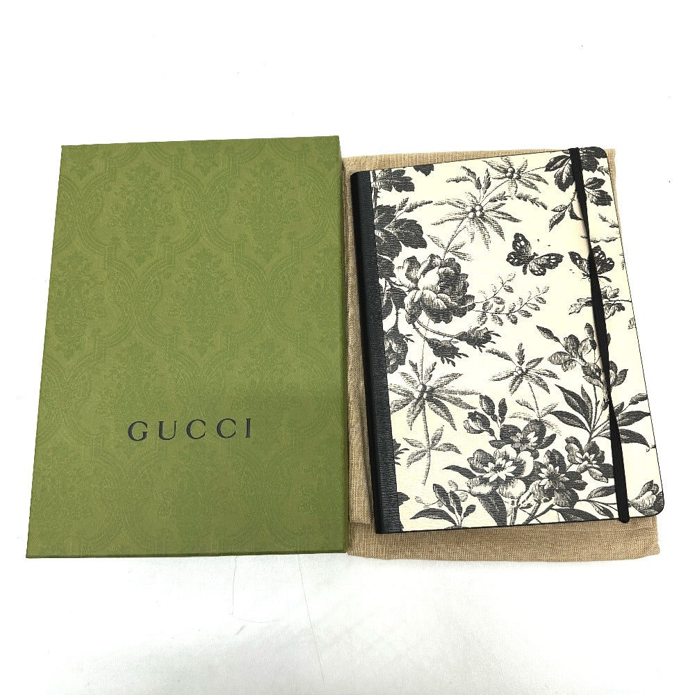 GUCCI ?661731 ノート メモ蝶 ステーショナリー ハーバリウム ラージ