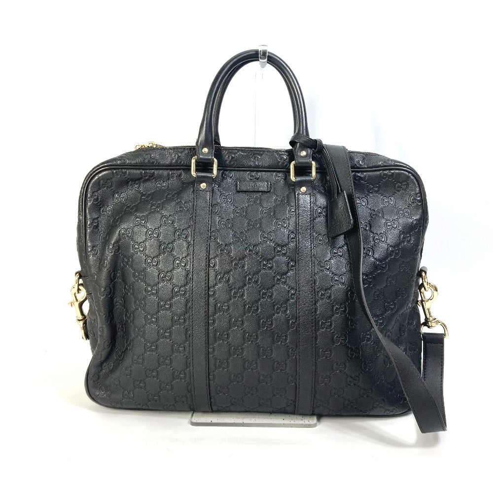 GUCCI 208463 トートバッグ ハンドバッグ グッチシマ GG カバン 2WAY ショルダーバッグ ビジネスバッグ レザー メンズ - brandshop-reference