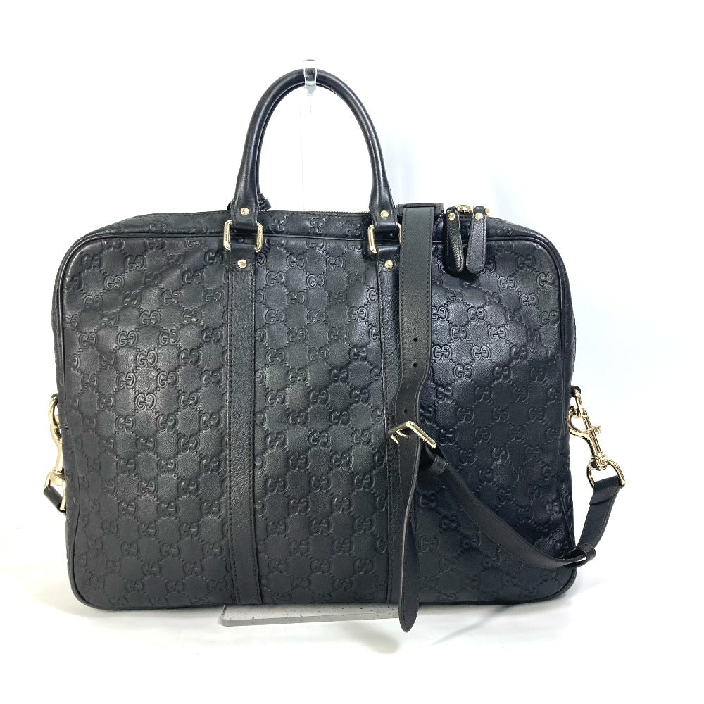 GUCCI 208463 トートバッグ ハンドバッグ グッチシマ GG カバン 2WAY ショルダーバッグ ビジネスバッグ レザー メンズ - brandshop-reference