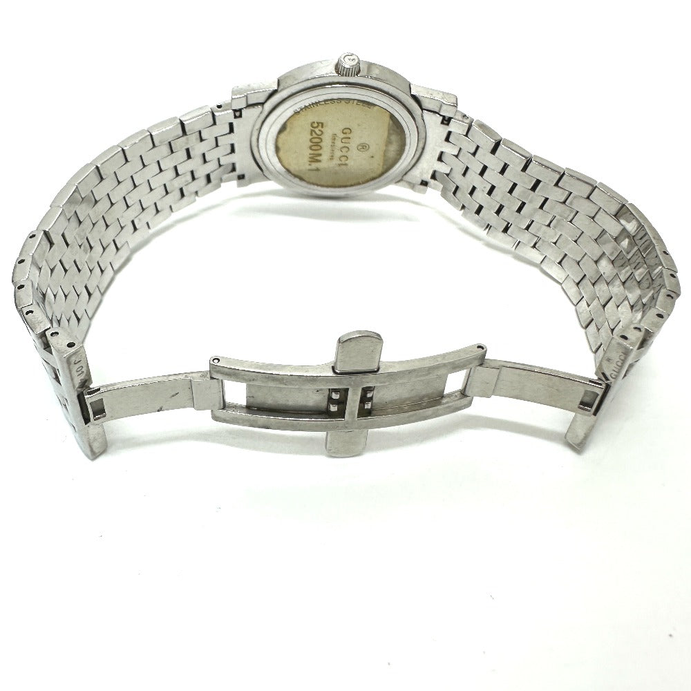 GUCCI 5200M.1 ローマン クォーツ デイト 腕時計 SS メンズ - brandshop-reference