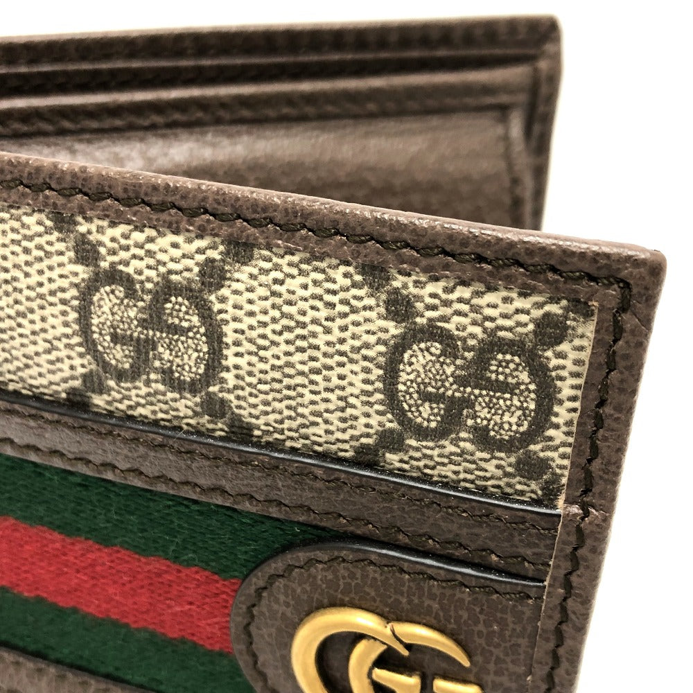 GUCCI 597609 GG オフディア コインウォレット 二つ折り 2つ折り財布