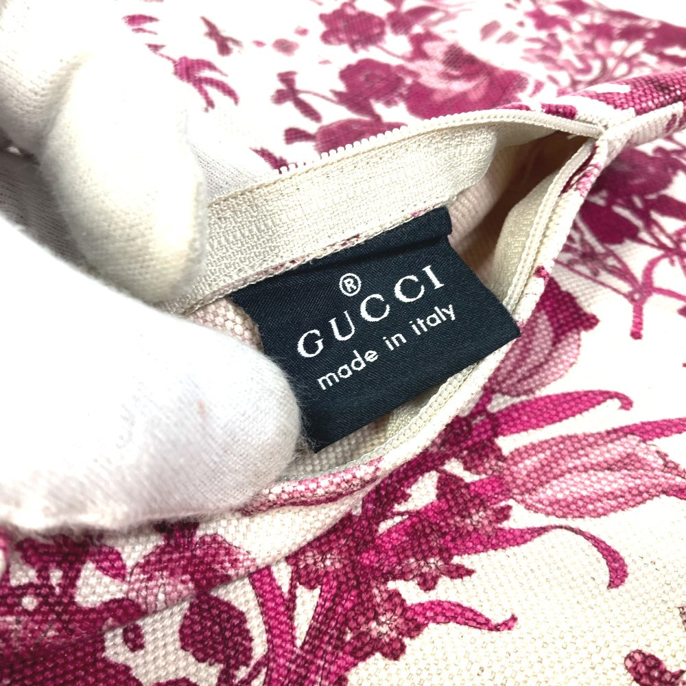 GUCCI ピロー 枕 インテリア フローラ 花柄 フラワー クッションカバー クッション コットンリネン レディース