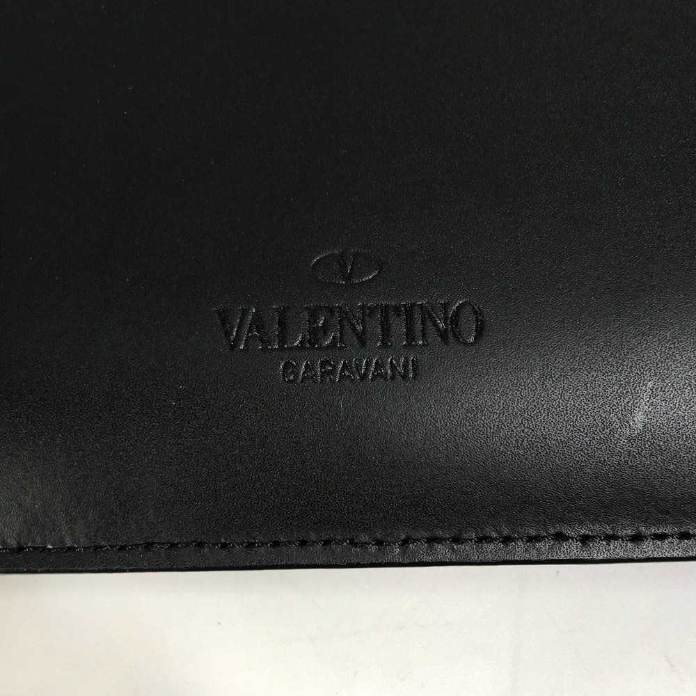 Valentino Garavani バイカラー VLTNロゴ ポーチ クラッチバッグ レザー メンズ - brandshop-reference