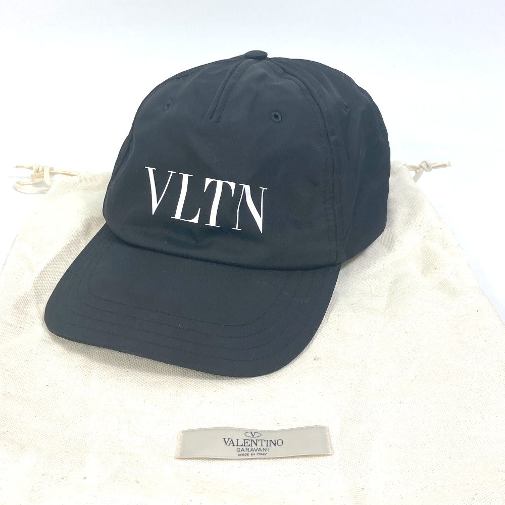 VALENTINO VLTN ロゴ 帽子 キャップ帽 ベースボール キャップ ナイロン ...