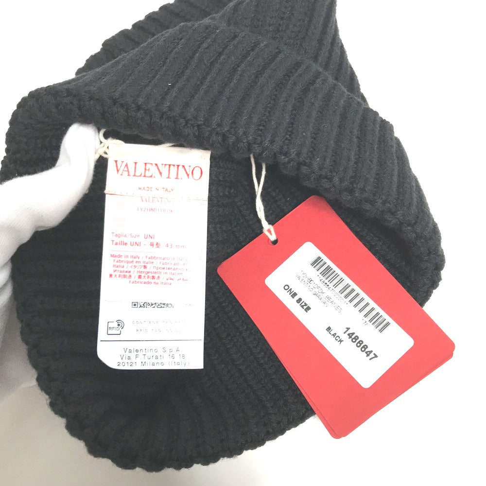 VALENTINO 1Y2HB01DFDK ロゴ ビーニー 帽子 ニット帽 ニットキャップ ニット帽 ウール レディース - brandshop-reference