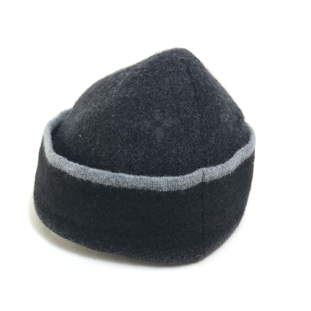 LOUIS VUITTON M73469 Bonemai-Monogram-Eclipse hat Knit hat wool Black