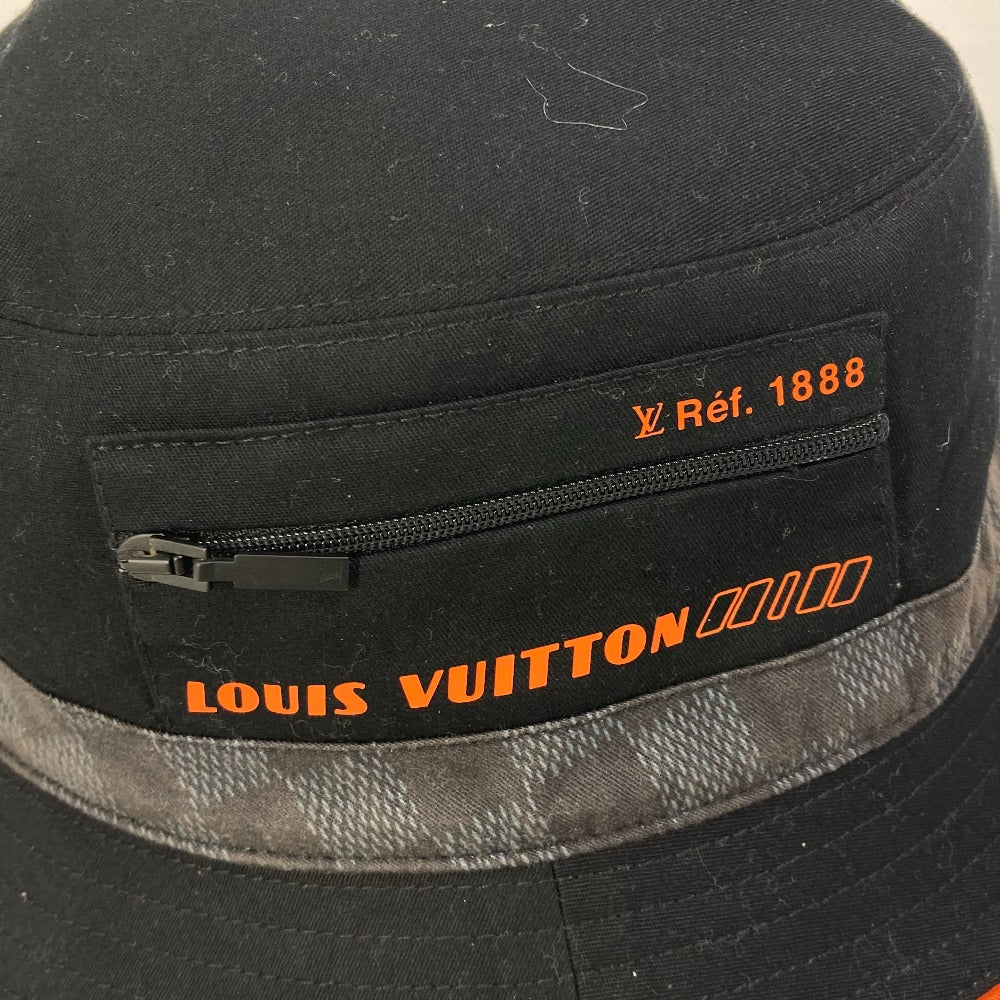 LOUIS VUITTON M73392 ボブ・ダミエ コバルト リバーシブル ハット帽 帽子 バケットハット ボブハット ハット コットン メンズ - brandshop-reference