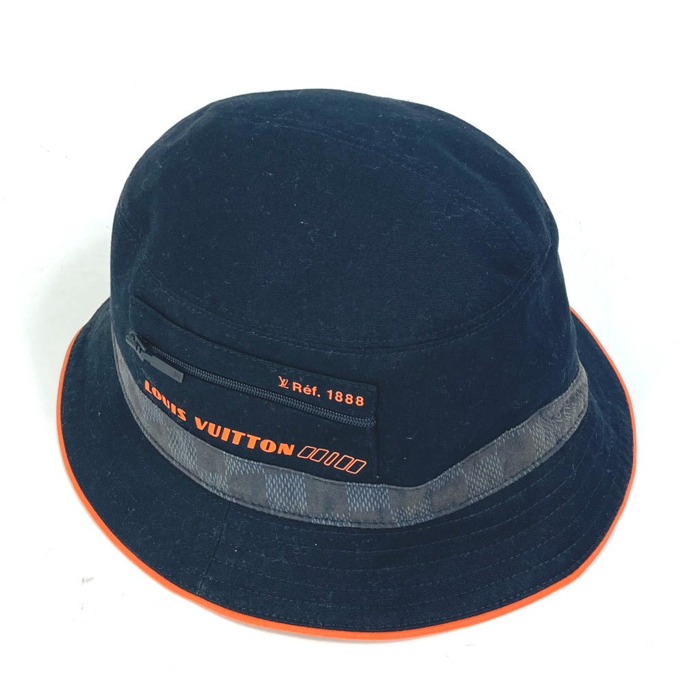 LOUIS VUITTON M73392 ボブ・ダミエ コバルト リバーシブル ハット帽 帽子 バケットハット ボブハット ハット コットン メンズ - brandshop-reference