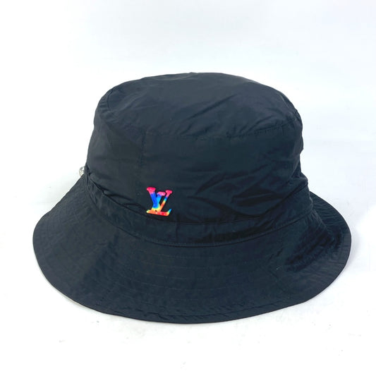 LOUIS VUITTON MP2552 レインボーLVロゴ ボブ トランスフォーマブル ハット帽 帽子 バケットハット ボブハット ハット ナイロン メンズ - brandshop-reference