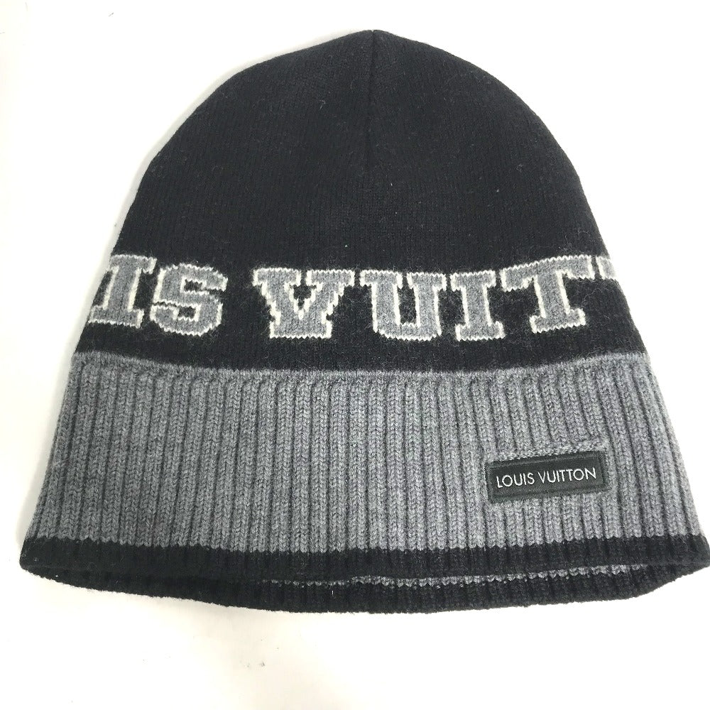 LOUIS VUITTON M71237 ロゴ ボネ ルイ  ビーニー 帽子 ニット帽 ニットキャップ ニット帽 ウール メンズ - brandshop-reference