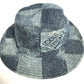 LOUIS VUITTON MP3026 デニム シャポー・スケーター ダミエ ソルト ハット帽 帽子 バケットハット ボブハット ハット コットン メンズ - brandshop-reference