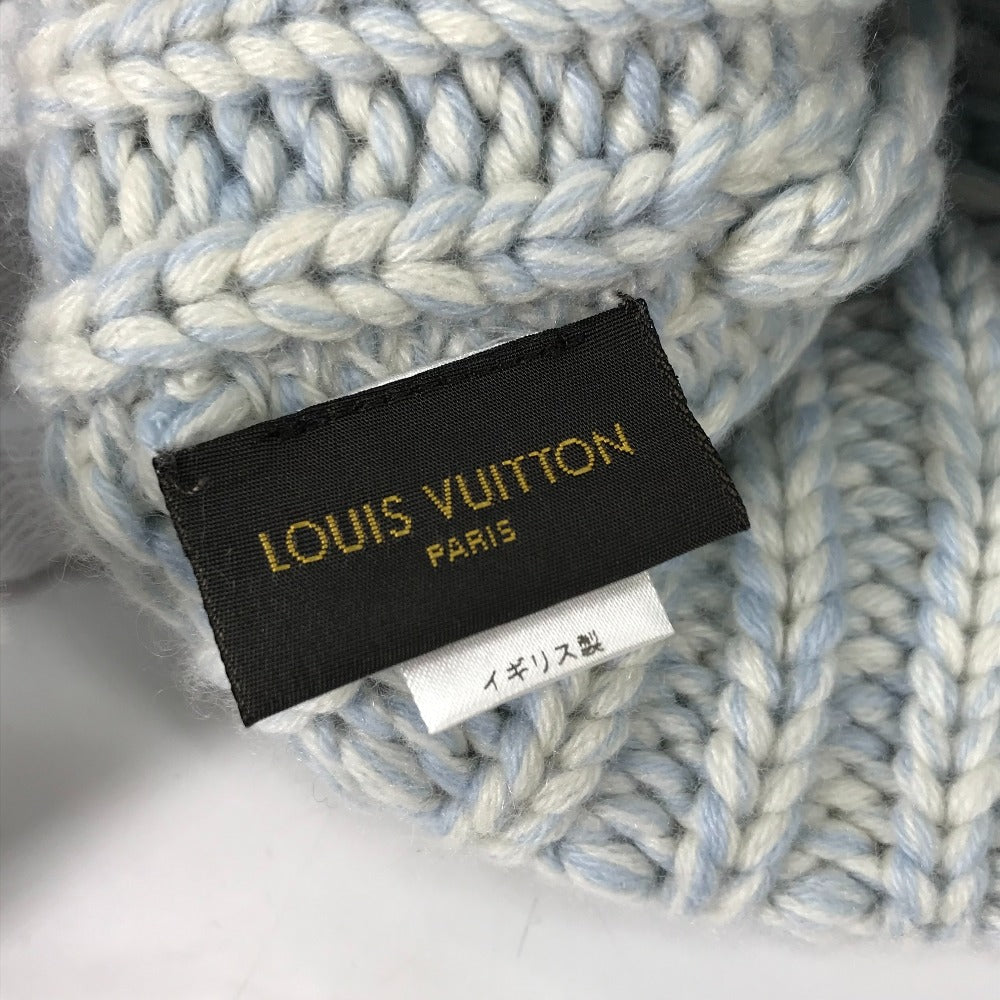 LOUIS VUITTON M70480 ロゴ メタルプレート ビーニー 帽子 ニット帽 ニットキャップ ニット帽 カシミヤ レディース - brandshop-reference