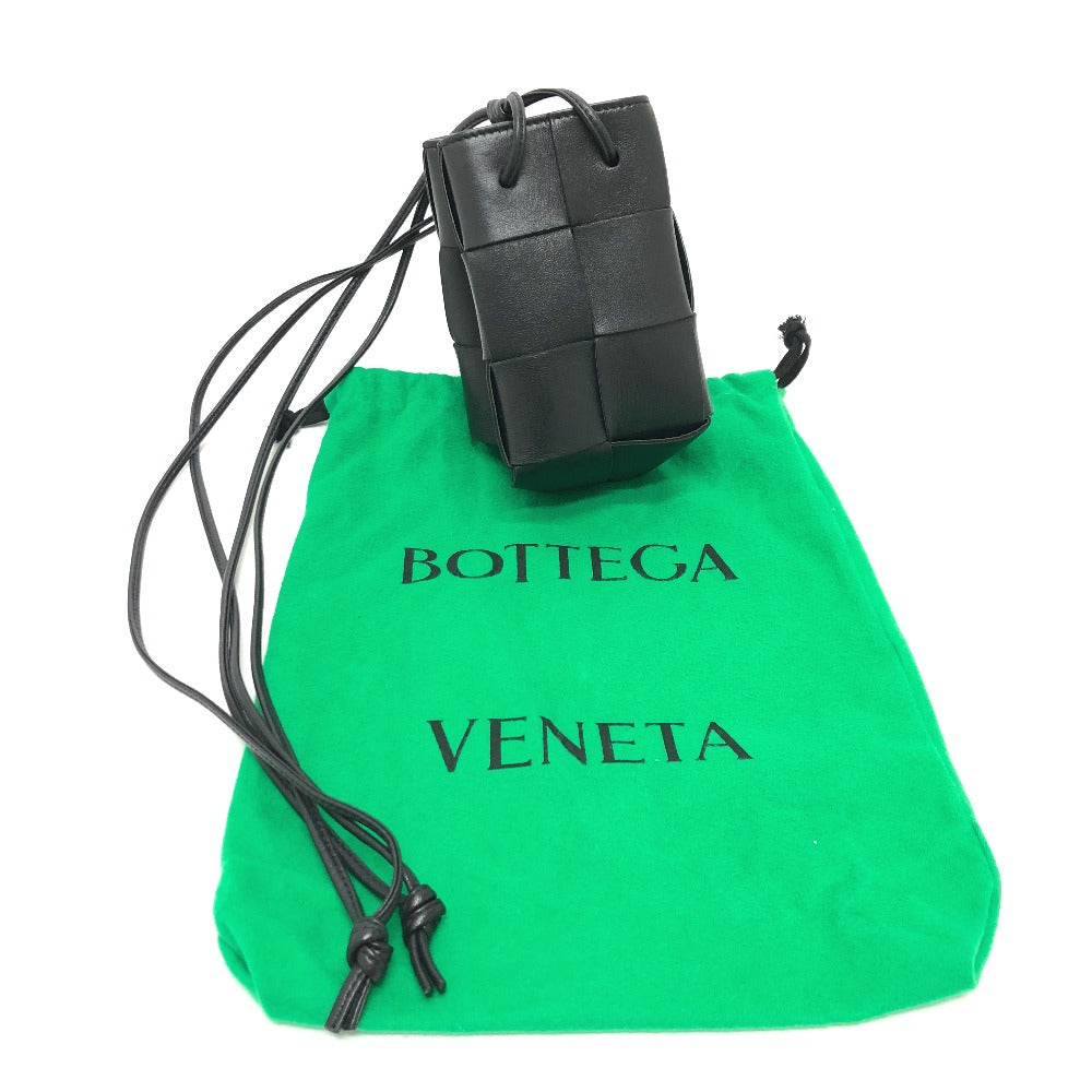 BOTTEGA VENETA 680217 カセット ミニ クロスボディ ショルダーバッグ レザー メンズ - brandshop-reference
