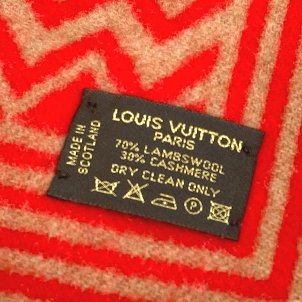 LOUIS VUITTON M74655 ストライプ スカーフ エシャルプ カラコラム マフラー ウール ユニセックス - brandshop-reference