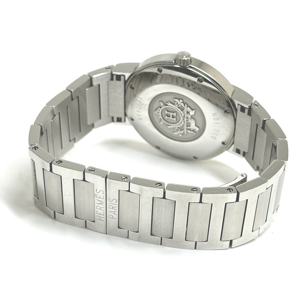 HERMES N01.710 ノマード  オートクォーツ デイト 腕時計 SS メンズ - brandshop-reference
