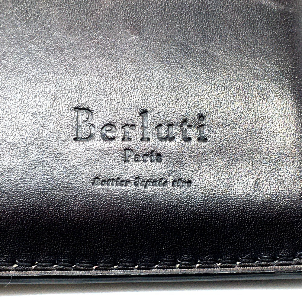 ベルルッティ カリグラフィー エベネ 長財布 革小物 二つ折り財布 メンズ