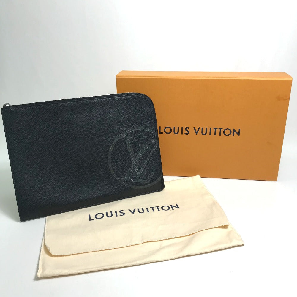 LOUIS VUITTON M67756 LV サークル ポシェット ジュールGM 書類ケース クラッチバッグ トリヨンレザー メンズ - brandshop-reference
