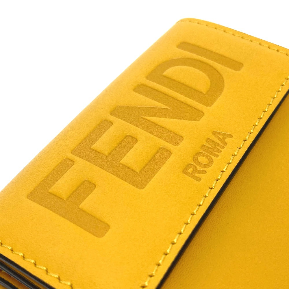 FENDI 8M0395 マイクロ トリフォード コンパクトウォレット 3つ折り財布 レザー レディース - brandshop-reference