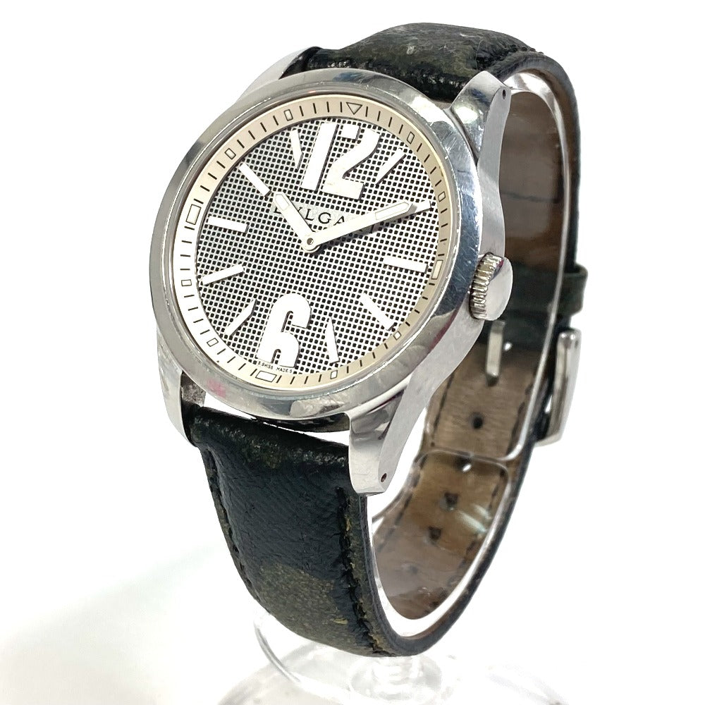 BVLGARI ST37S ソロテンポ クォーツ 腕時計 SS メンズ - brandshop-reference