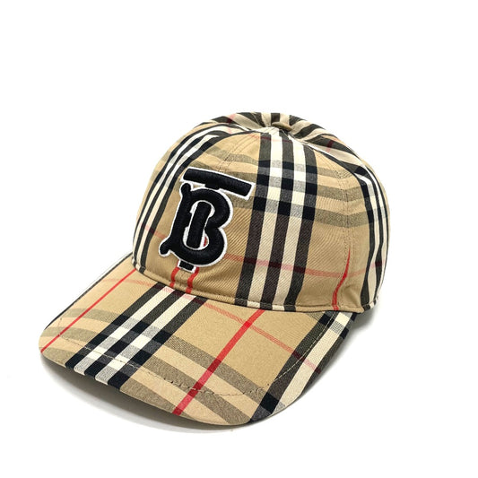 BURBERRY 8017283 ヴィンテージチェック TBロゴ 帽子 キャップ コットン ユニセックス - brandshop-reference