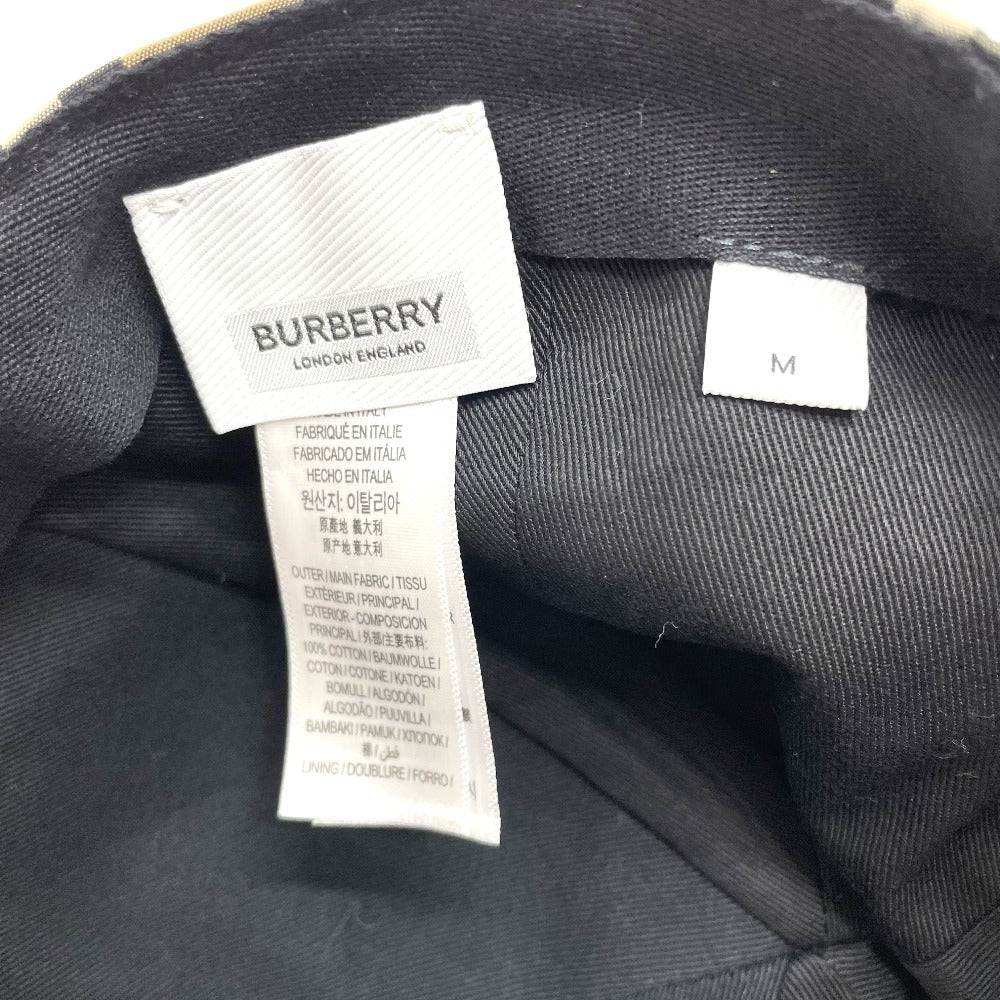 BURBERRY 8017283 ヴィンテージチェック TBロゴ 帽子 キャップ コットン ユニセックス - brandshop-reference