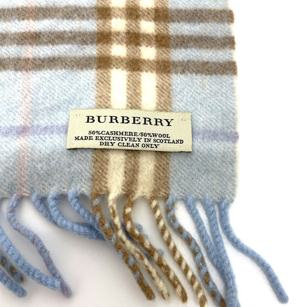 BURBERRY チェック 新タグ/フリンジ ファッション小物 マフラー ウール/カシミヤ ユニセックス - brandshop-reference