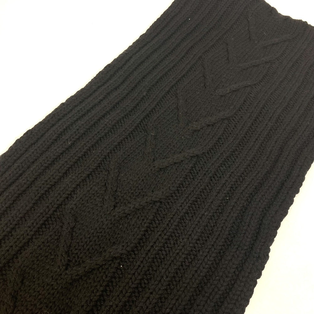 LOUIS VUITTON M75368 Cable knit Scarf wool Navy