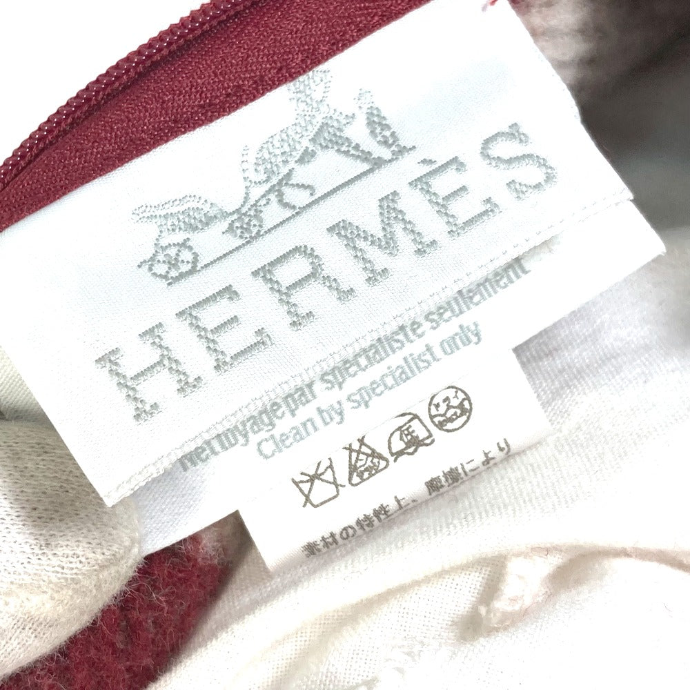HERMES スクエア 四角 アヴァロンPM インテリア 枕 ピロー クッション ウール/カシミヤ ユニセックス - brandshop-reference