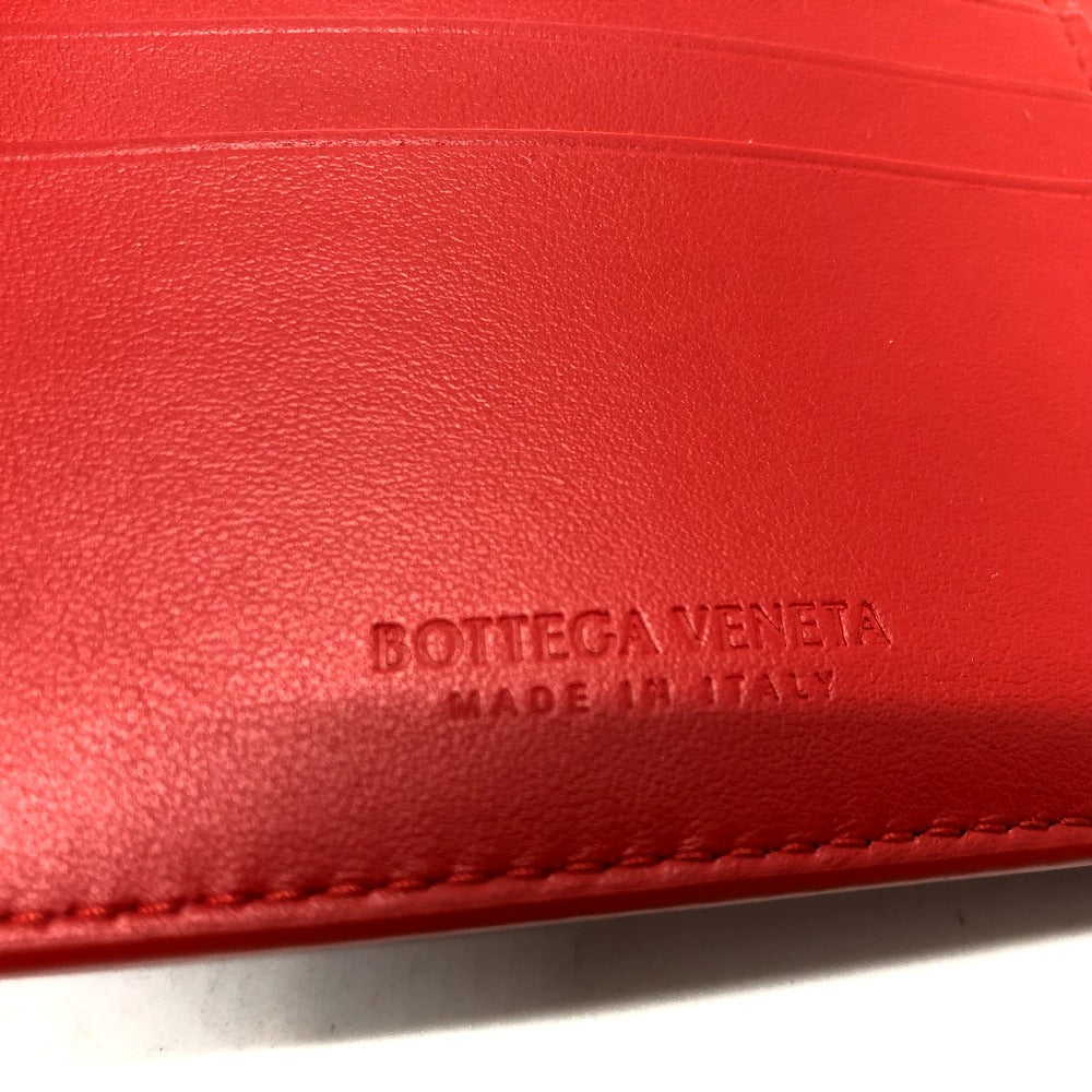 BOTTEGA VENETA イントレチャート 二つ折り 2つ折り財布 レザー レディース - brandshop-reference