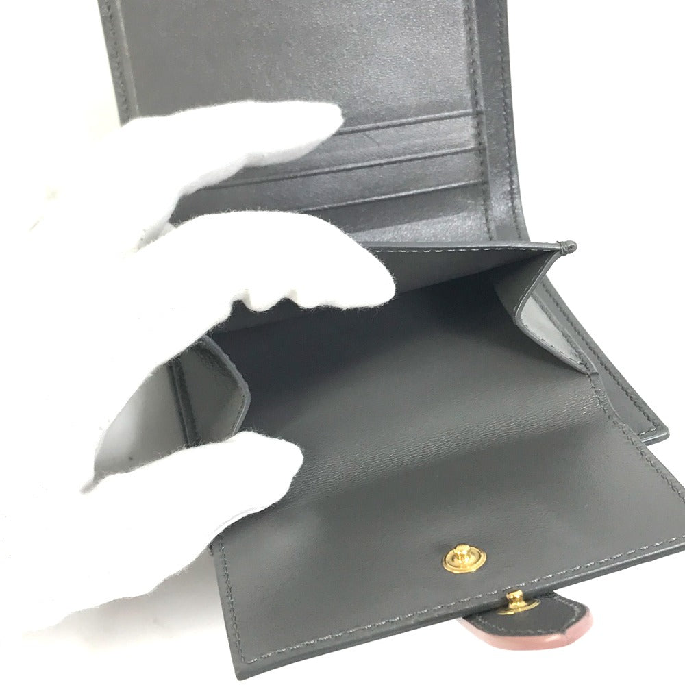 セリーヌ バイカラー コンパクト 三つ折財布