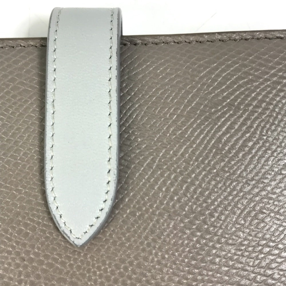 CELINE 10B643BRU.10PI バイカラー ミディアム ストラップ ウォレット