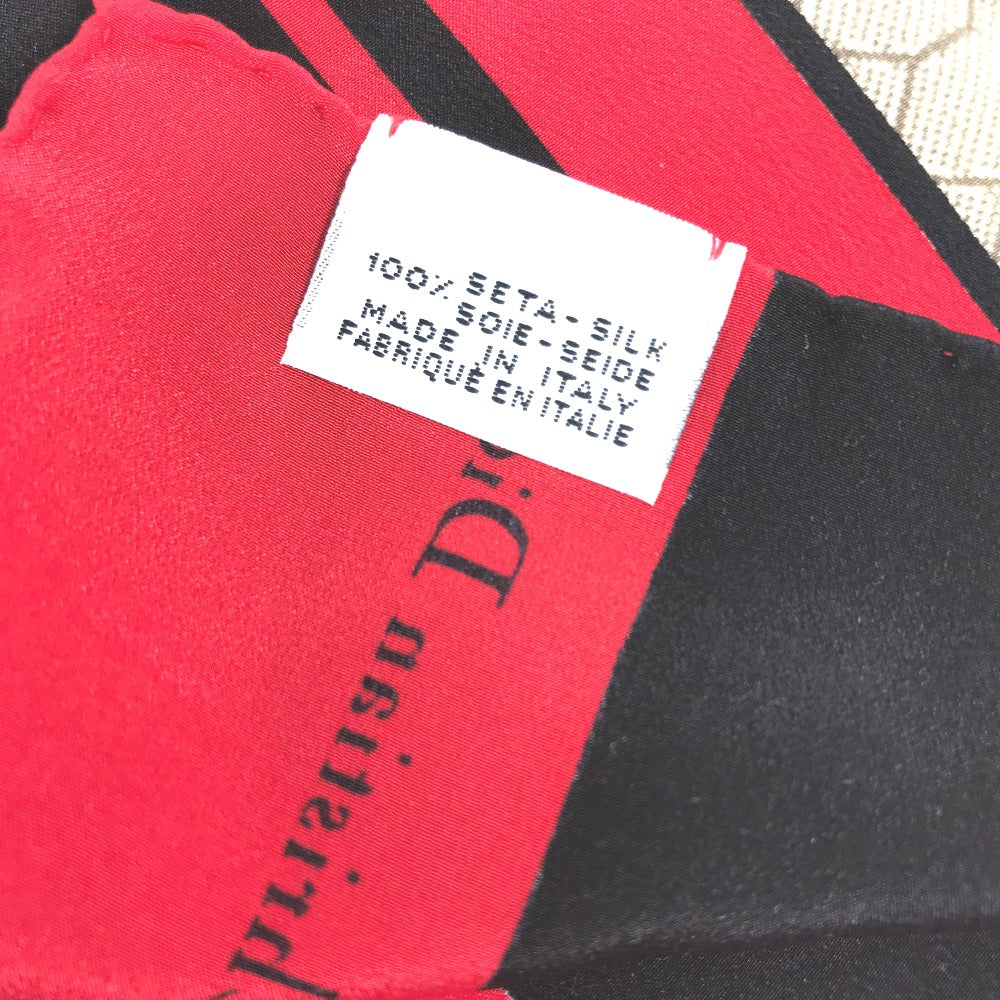 Dior ハニカム 総柄 ハンカチ スカーフ シルク レディース - brandshop-reference