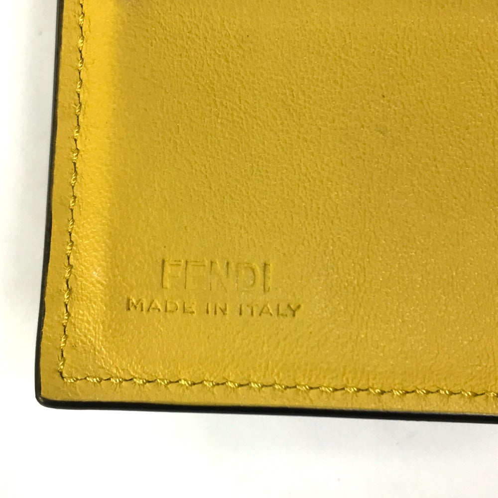 FENDI 7M0001 ロゴ 財布 2つ折り財布 レザー メンズ - brandshop-reference