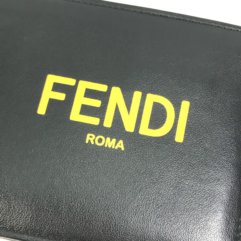 FENDI 7M0001 ロゴ 財布 2つ折り財布 レザー メンズ - brandshop-reference