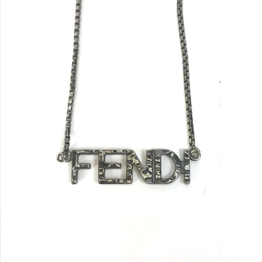 FENDI ロゴ アクセサリー ネックレス メタル レディース - brandshop-reference