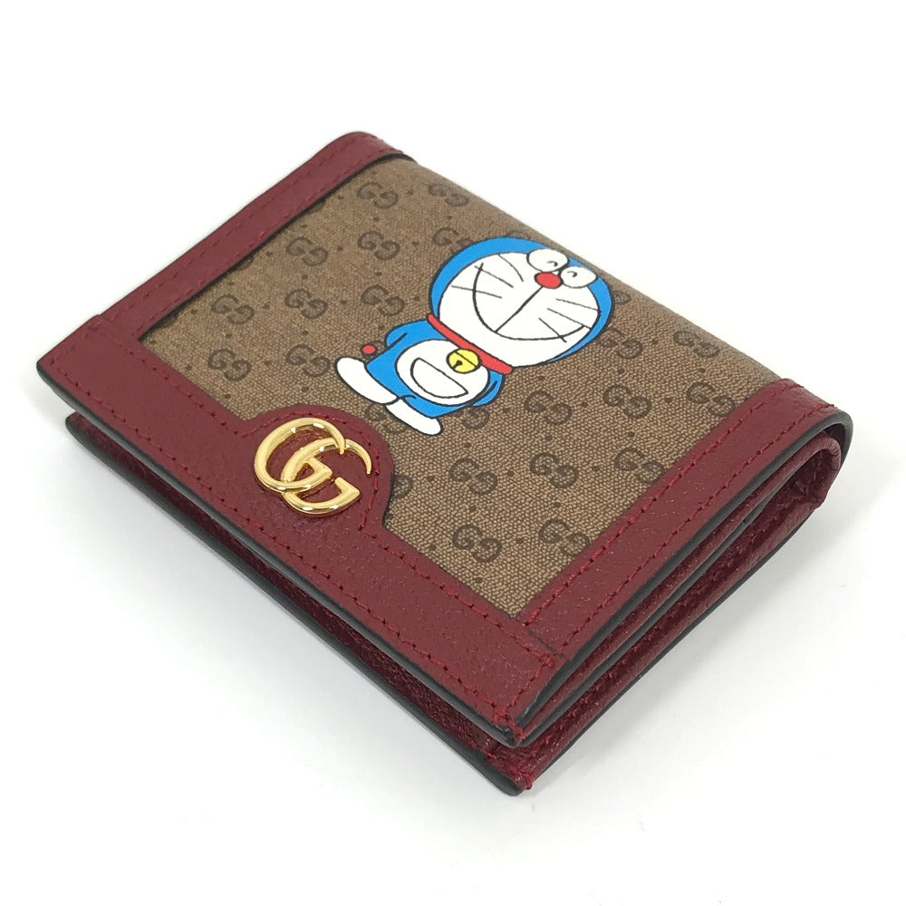 グッチ ドラえもん 財布 二つ折り コンパクトウォレット レザー GG - 財布