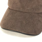 HERMES 072022N Hロゴ コーデュロイ 帽子 キャップ ポリエステル レディース - brandshop-reference