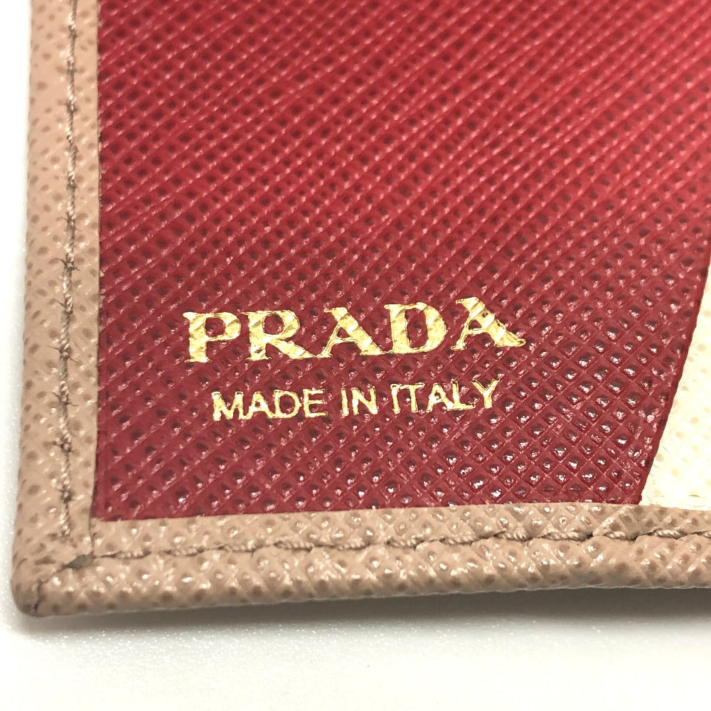 PRADA 1PG004 ロゴ 4連 キーリング キーケース サフィアーノレザ－ レディース - brandshop-reference