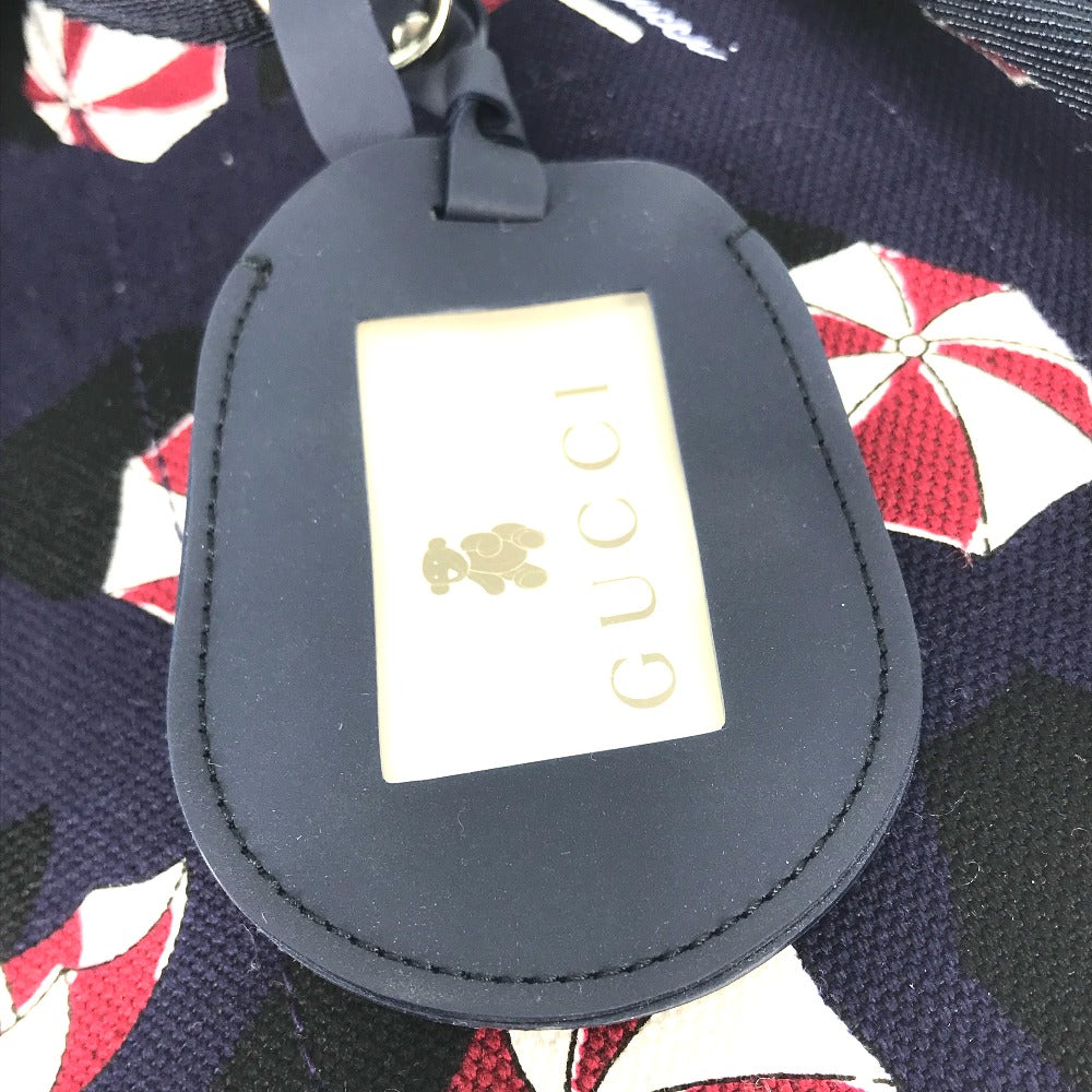 GUCCI 271327 パラソル バックパック カバン ロゴ リュックサック キャンバス/レザー キッズ - brandshop-reference