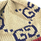 GUCCI 597636 ロゴ GG ビーニー 帽子 ニット帽 ニットキャップ ニット帽 コットン レディース - brandshop-reference