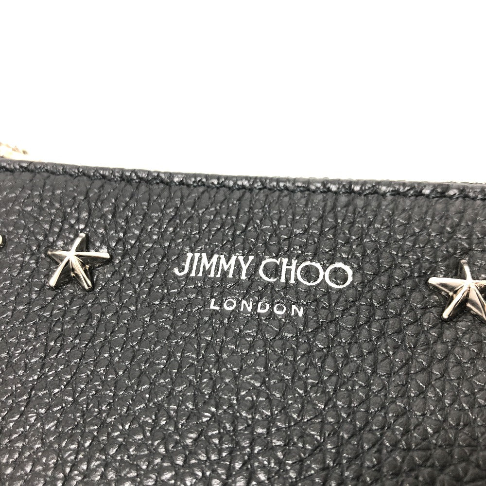 JIMMY CHOO スタースタッズ キーケース コインケース レザー メンズ - brandshop-reference